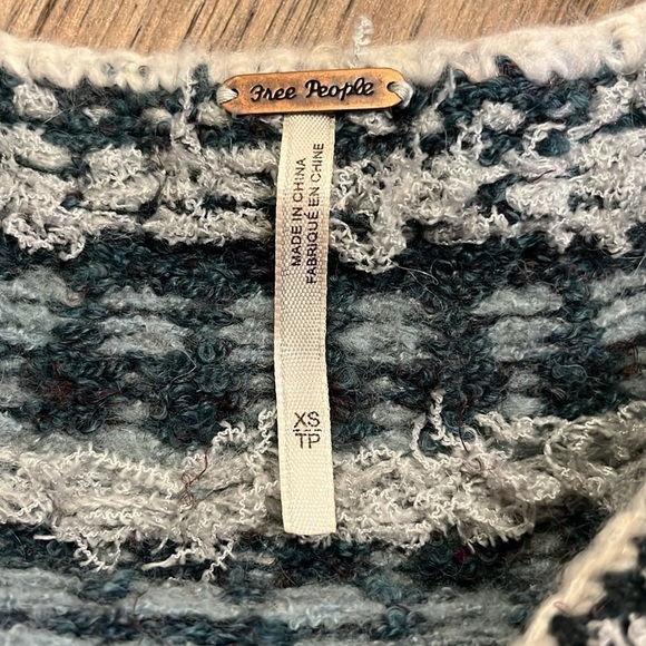 FREE PEOPLE Baltic Fairisle Pullover, size XS - Picture 5 of 9
